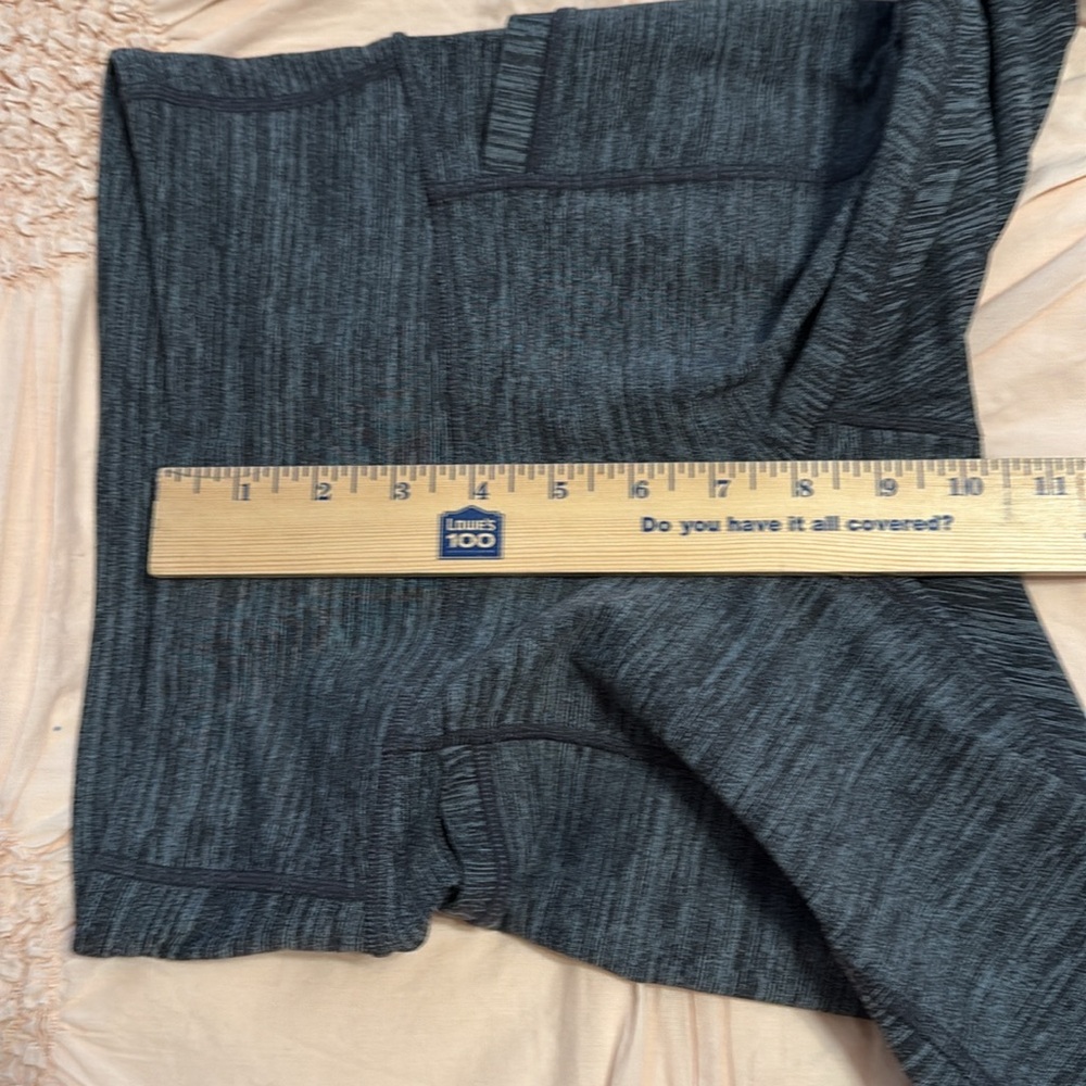 Athleta Chaturanga Gray Spacedye Leggings with Pockets - Picture 11 of 12